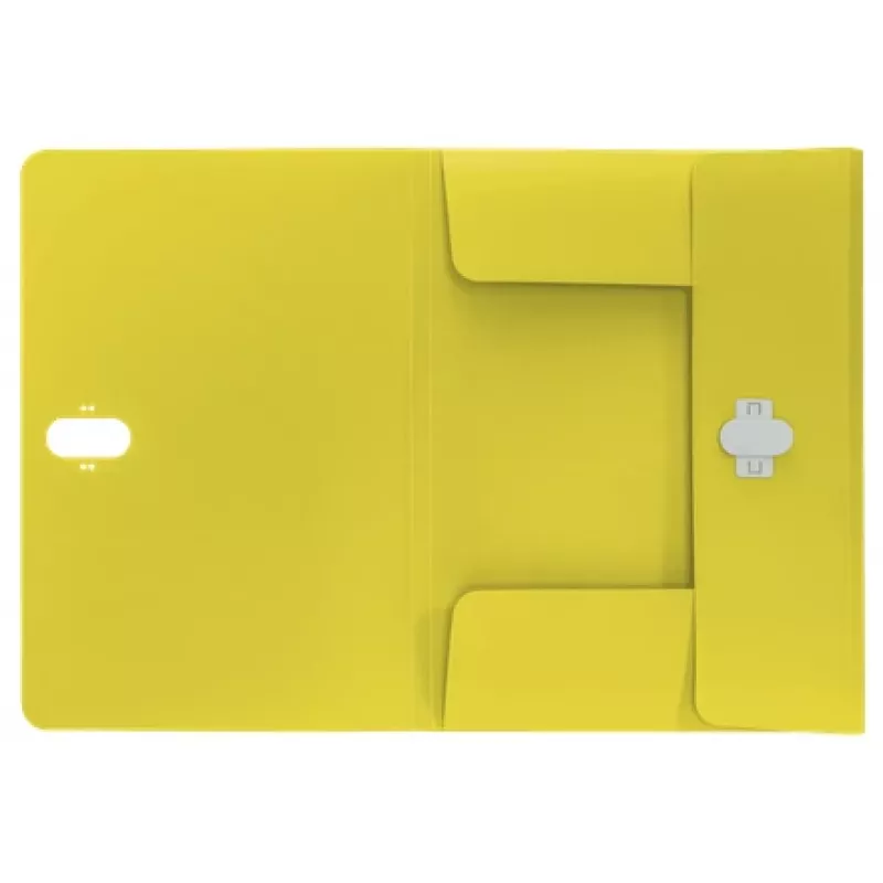Leitz Recycle carpeta de 3 solapas, carpeta de fundas, A4, polipropileno (PP), amarillo, horizontal, 150 hojas