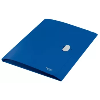Leitz Recycle carpeta de 3 solapas, carpeta de fundas, A4, polipropileno (PP), azul, horizontal, 150 hojas