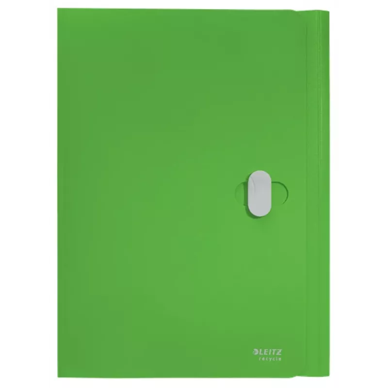 Leitz Recycle carpeta de 3 solapas, carpeta de fundas, A4, polipropileno (PP), verde, horizontal, 150 hojas