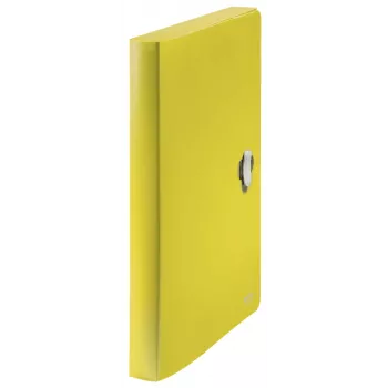 Leitz Recycle archivador de caja, archivador convencional, A4, polipropileno (PP), amarillo, horizontal/vertical, 250 hojas