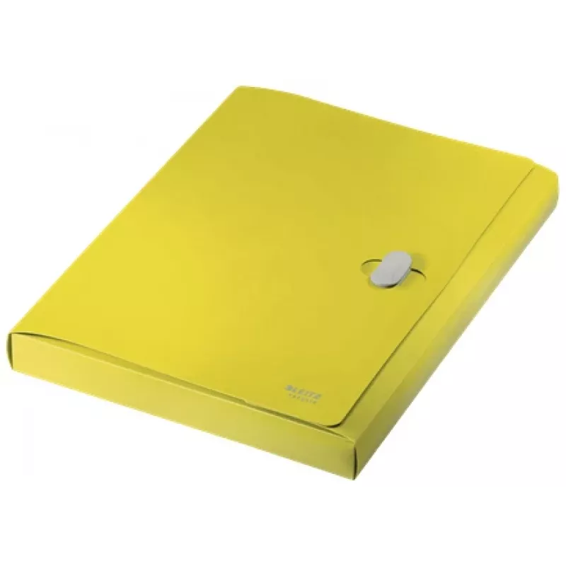 Leitz Recycle archivador de caja, archivador convencional, A4, polipropileno (PP), amarillo, horizontal/vertical, 250 hojas