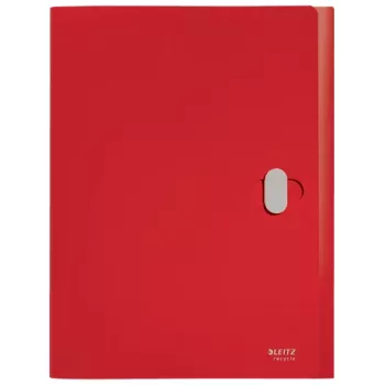Leitz Recycle archivador de caja, archivador convencional, A4, polipropileno (PP), rojo, horizontal/vertical, 250 hojas