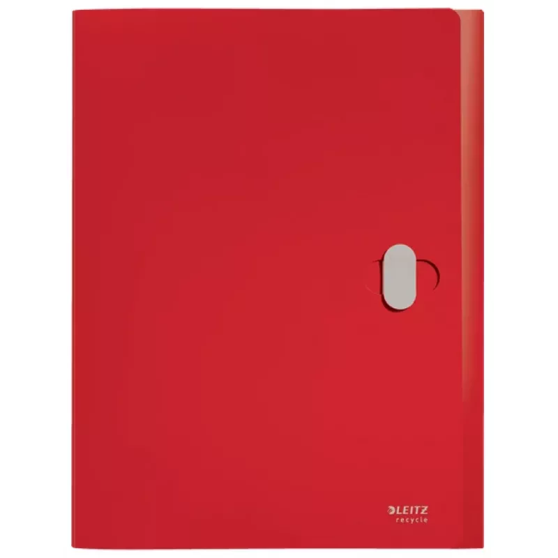 Leitz Recycle archivador de caja, archivador convencional, A4, polipropileno (PP), rojo, horizontal/vertical, 250 hojas