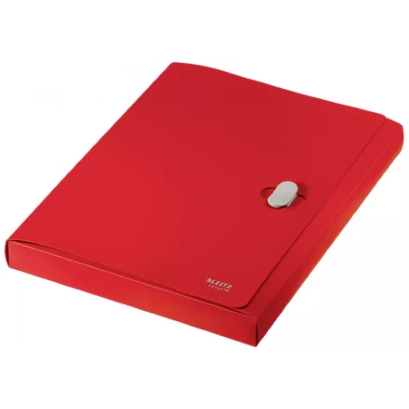 Leitz Recycle archivador de caja, archivador convencional, A4, polipropileno (PP), rojo, horizontal/vertical, 250 hojas