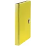 Leitz Recycle carpeta de fuelle ampliable, archivador convencional, A4, polipropileno (PP), amarillo, horizontal, 250 hojas
