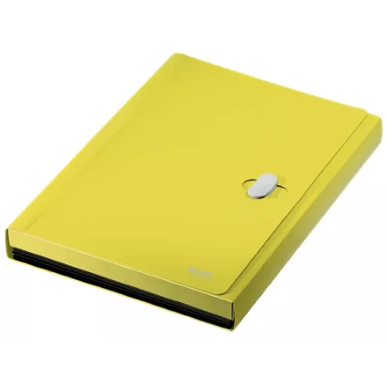 Leitz Recycle carpeta de fuelle ampliable, archivador convencional, A4, polipropileno (PP), amarillo, horizontal, 250 hojas