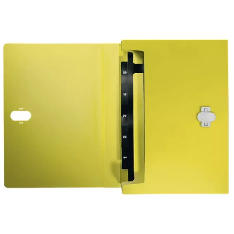 Leitz Recycle carpeta de fuelle ampliable, archivador convencional, A4, polipropileno (PP), amarillo, horizontal, 250 hojas
