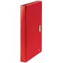 Leitz Recycle carpeta de fuelle ampliable, archivador convencional, A4, polipropileno (PP), rojo, horizontal, 250 hojas