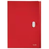 Leitz Recycle carpeta de fuelle ampliable, archivador convencional, A4, polipropileno (PP), rojo, horizontal, 250 hojas