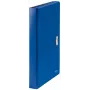 Leitz Recycle carpeta de fuelle ampliable, archivador convencional, A4, polipropileno (PP), azul, horizontal, 250 hojas