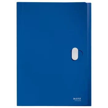 Leitz Recycle carpeta de fuelle ampliable, archivador convencional, A4, polipropileno (PP), azul, horizontal, 250 hojas