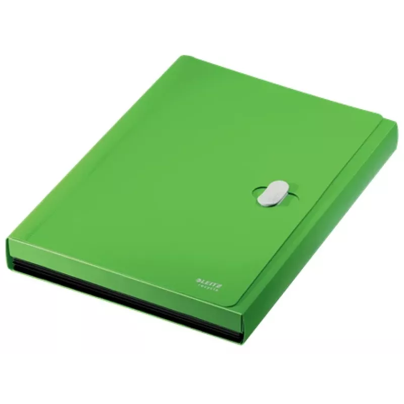 Leitz Recycle carpeta de fuelle ampliable, archivador convencional, A4, polipropileno (PP), verde, horizontal, 250 hojas
