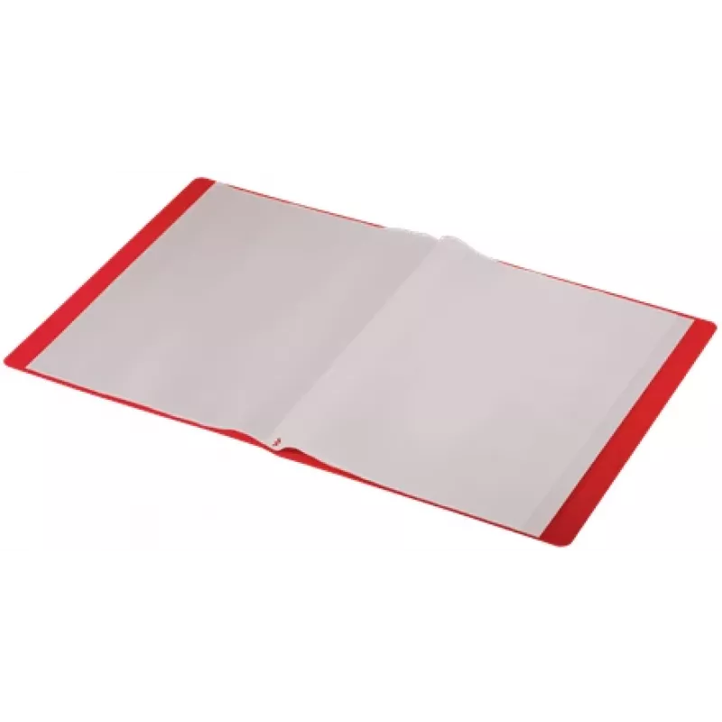 Leitz Recycle libro de fundas, rojo, polipropileno (PP), 20 fundas, 40 hojas, horizontal/vertical, A4