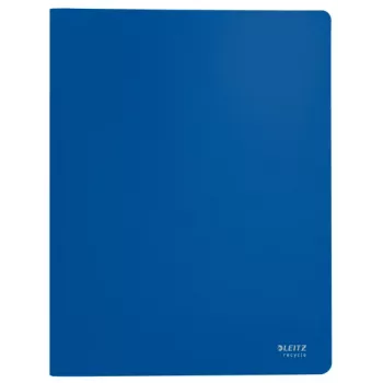 Leitz Recycle libro de fundas, azul, polipropileno (PP), 20 fundas, 40 hojas, horizontal/vertical, A4