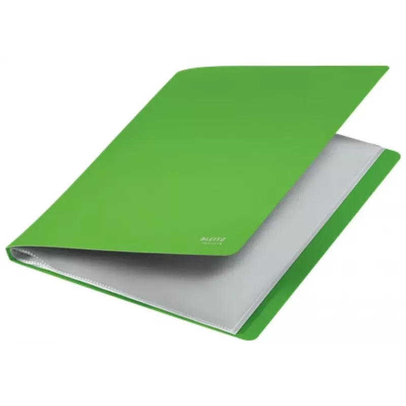 Leitz Recycle libro de fundas, verde, polipropileno (PP), 20 fundas, 40 hojas, horizontal/vertical, A4