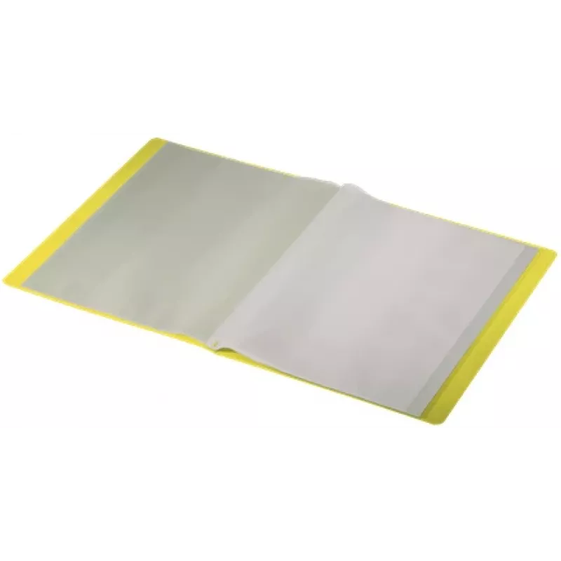 Leitz Recycle libro de fundas, amarillo, polipropileno (PP), 40 fundas, 80 hojas, horizontal/vertical, A4