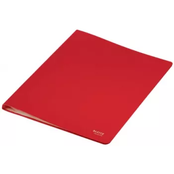 Leitz Recycle libro de fundas, rojo, polipropileno (PP), 40 fundas, 80 hojas, horizontal/vertical, A4