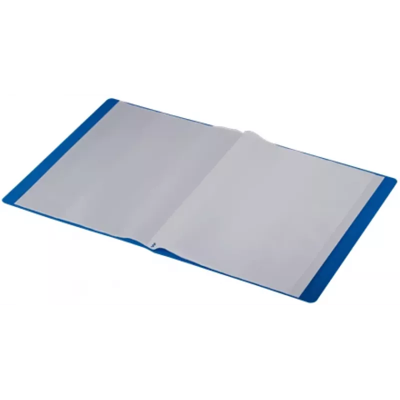 Leitz Recycle Displaybuch, azul, polipropileno (PP), 40 compartimentos, 80 hojas, horizontal/vertical, A4