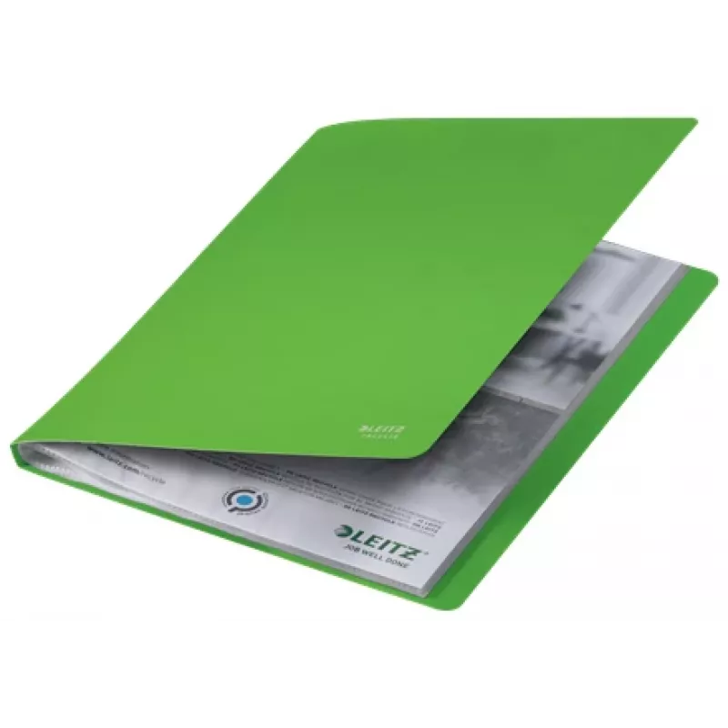 Leitz Recycle Displaybuch, verde, polipropileno (PP), 40 bolsas, 80 hojas, horizontal/vertical, A4