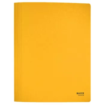 Leitz Recycle carpeta plana de cartón, archivador convencional, A4, cartón, amarillo, horizontal/vertical, 250 hojas