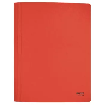 Leitz Recycle carpeta plana de cartón, archivador convencional, A4, cartón, rojo, horizontal/vertical, 250 hojas