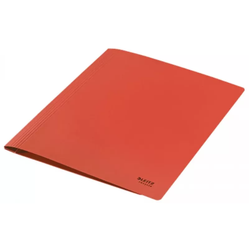 Leitz Recycle carpeta plana de cartón, archivador convencional, A4, cartón, rojo, horizontal/vertical, 250 hojas