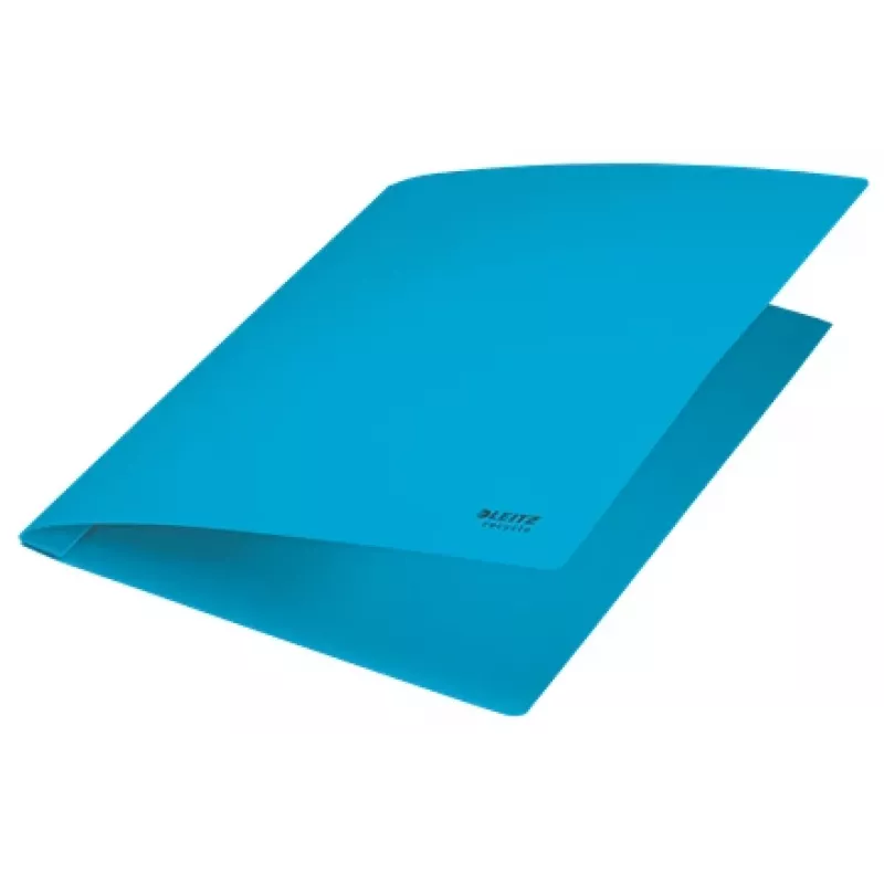 Leitz Recycle carpeta plana de cartón, archivador, A4, cartón, azul, horizontal/vertical, 250 hojas