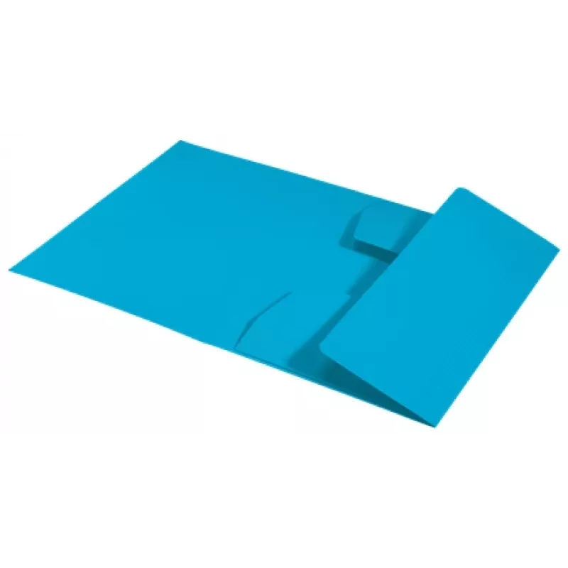 Leitz Recycle carpeta de cartón con 3 solapas, carpeta de archivo convencional, A4, cartón, azul, horizontal/vertical, 250 hojas