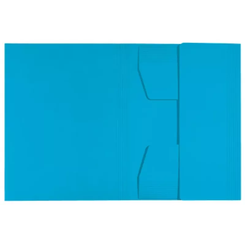 Leitz Recycle carpeta de cartón con 3 solapas, carpeta de archivo convencional, A4, cartón, azul, horizontal/vertical, 250 hojas