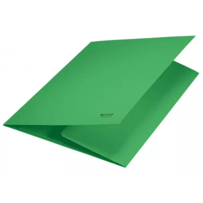 Leitz Recycle carpeta de cartón con 3 solapas, carpeta de archivo convencional, A4, cartón, verde, horizontal/vertical, 250 hojas