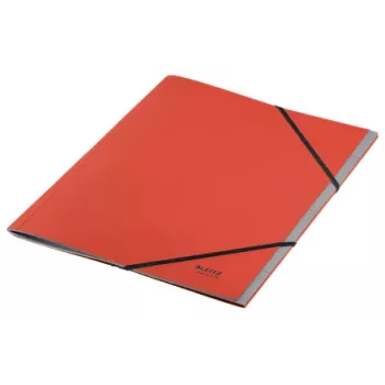 Leitz Recycle bloc separador de cartón, carpeta de firmas, A4, cartón, rojo, 430 g/m², goma