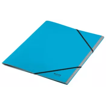Leitz Recycle bloc separador de cartón, carpeta de firmas, A4, cartón, azul, 430 g/m², goma