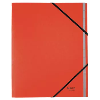 Leitz Recycle bloc separador de cartón, A4, cartón, rojo, 430 g/m², climáticamente neutro, 247 mm
