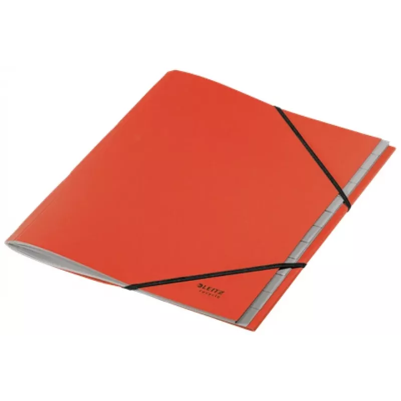Leitz Recycle bloc separador de cartón, A4, cartón, rojo, 430 g/m², climáticamente neutro, 247 mm