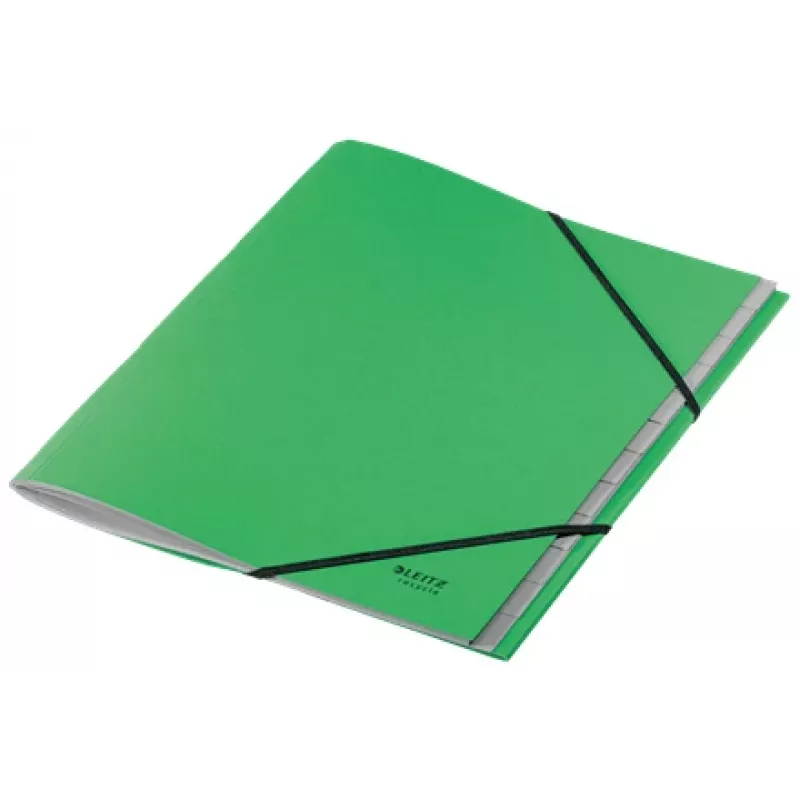 Leitz Recycle bloc registro de cartón, archivador convencional, A4, cartón, verde, 430 g/m², goma