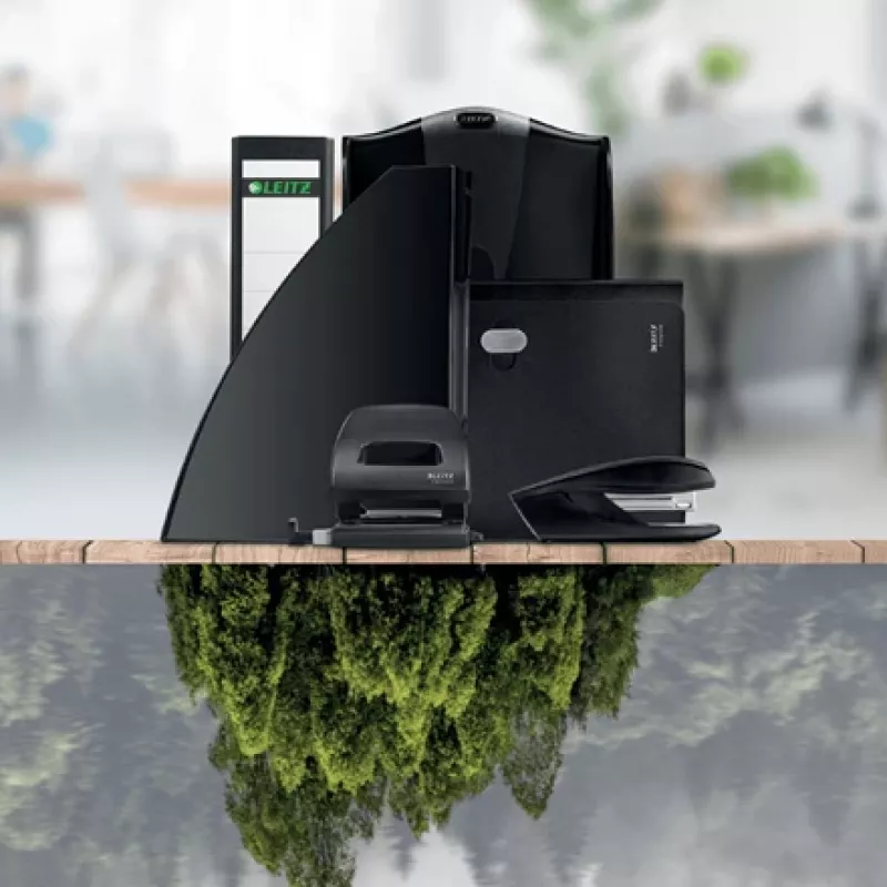 Leitz Recycle dispensador de fundas A4, 40 uds., 210 x 297 mm (A4), transparente, polipropileno (PP), vertical, superior, 0,07 mm