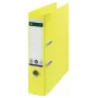 Leitz 180° Recycle archivador de palanca, A4, anilla redonda, almacenamiento, cartón, amarillo, amarillo