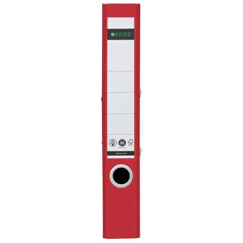 Leitz 180° Recycle archivador, A4, anilla redonda, almacenamiento, cartón, rojo, rojo