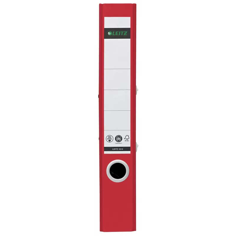 Leitz 180° Recycle archivador, A4, anilla redonda, almacenamiento, cartón, rojo, rojo