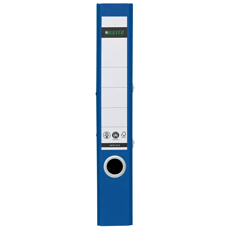 Leitz 180° Recycle archivador de palanca, A4, anilla redonda, almacenamiento, cartón, azul, azul