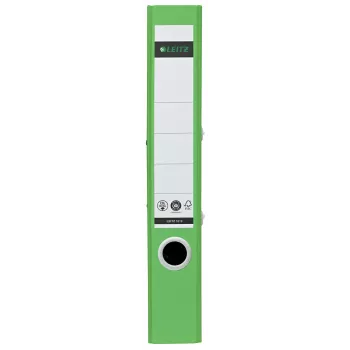 Leitz 180° Recycle archivador de palanca, A4, anilla redonda, almacenamiento, cartón, verde, verde