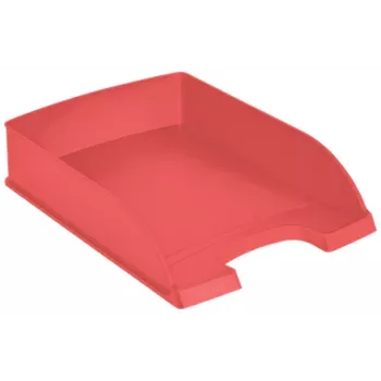 Leitz Recycle bandeja de correspondencia, plástico, rojo, A4+, A4, A4+, 1 cajón, 255 x 70 x 357 mm
