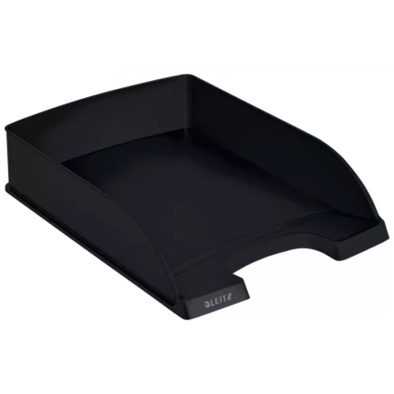 Leitz Recycle bandeja de correspondencia, plástico, negro, A4+, A4, A4+, 1 cajón, 255 x 70 x 357 mm