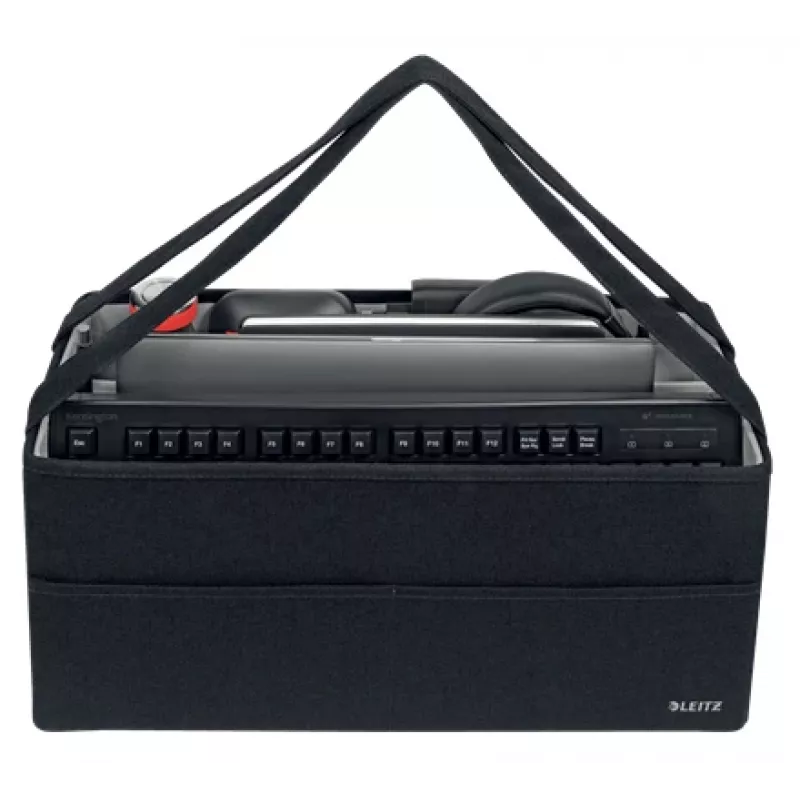 Leitz Fabric bolsa de trabajo hot desking, tela, liso, tela, cremallera, unisex, 465 mm