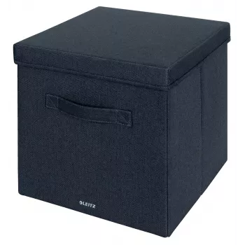 Leitz caja de almacenamiento de tela con tapa grande, pack de 2, gris, tela, 330 mm, 380 mm, 325 mm, 1,24 kg
