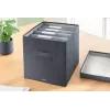 Leitz caja de almacenamiento de tela con tapa grande, pack de 2, gris, tela, 330 mm, 380 mm, 325 mm, 1,24 kg