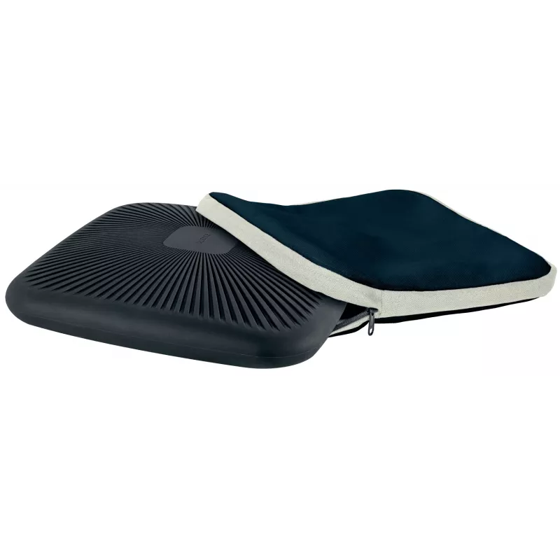 Leitz Ergo Active cojín de equilibrio con funda de tela, cojín de asiento, aire, silla, gris oscuro, cuadrado, 150 kg