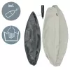 Leitz Ergo balón de asiento activo con sistema antirrodadura 65 cm, gris, talla única, 150 kg, adultos, adulto, TÜV