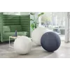 Leitz Ergo balón de asiento activo con sistema antirrodadura 65 cm, gris, talla única, 150 kg, TÜV, 65 cm, 2,87 kg