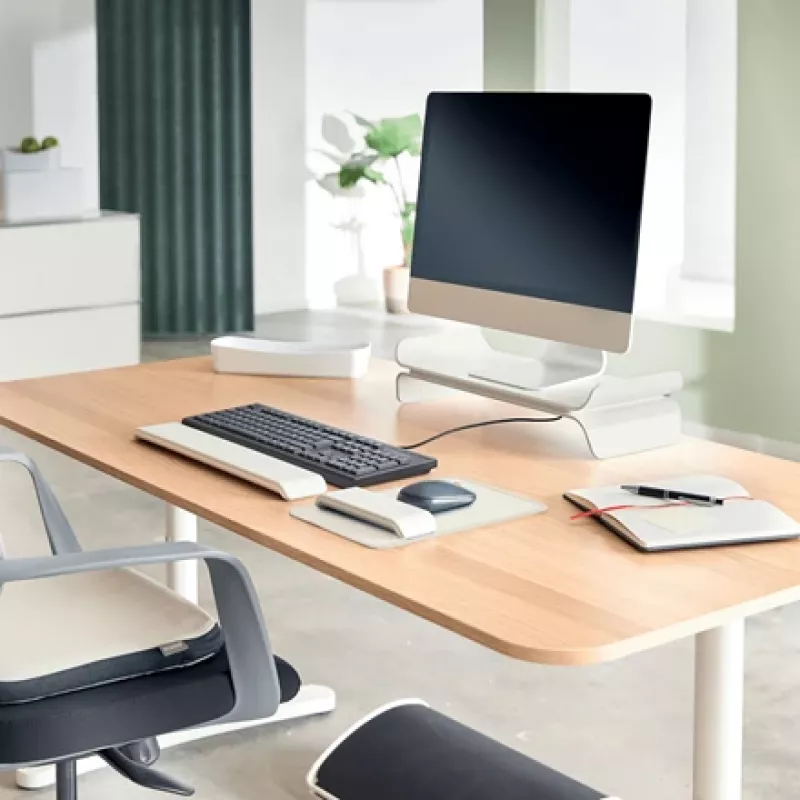 Leitz Ergo soporte de monitor ajustable, de pie, 68,6 cm (27